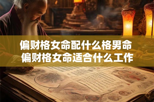 偏财格女命配什么格男命 偏财格女命适合什么工作