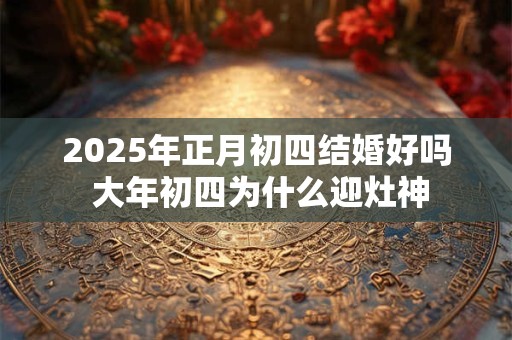 2025年正月初四结婚好吗 大年初四为什么迎灶神