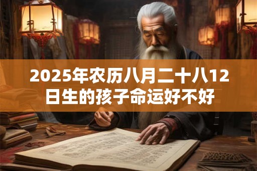 2025年农历八月二十八12日生的孩子命运好不好