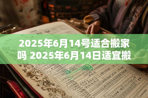 2025年6月14号适合搬家吗 2025年6月14日适宜搬家吗