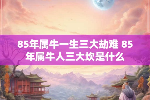 85年属牛一生三大劫难 85年属牛人三大坎是什么