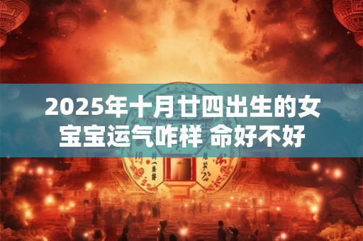 2025年十月廿四出生的女宝宝运气咋样 命好不好