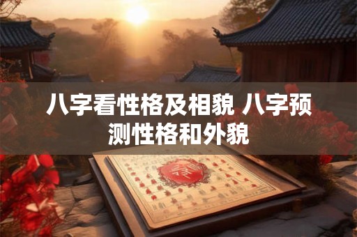 八字看性格及相貌 八字预测性格和外貌