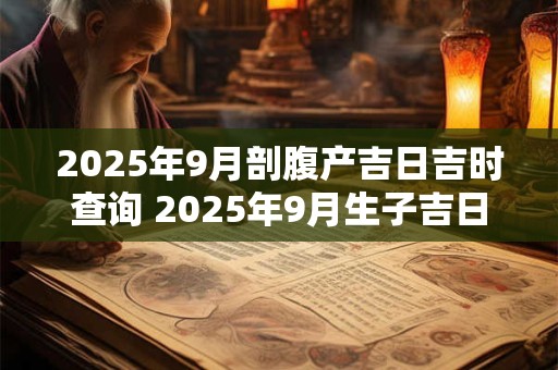 2025年9月剖腹产吉日吉时查询 2025年9月生子吉日 2025年9月剖腹产吉日吉时查询 2025年9月生子吉日