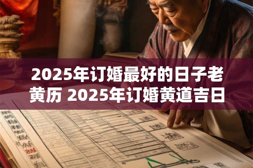 2025年订婚最好的日子老黄历 2025年订婚黄道吉日查询表
