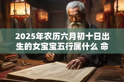 2025年农历六月初十日出生的女宝宝五行属什么 命运好吗