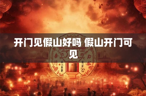 开门见假山好吗 假山开门可见