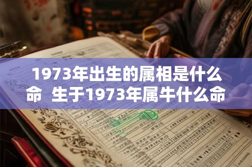 1973年出生的属相是什么命  生于1973年属牛什么命
