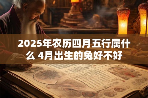 2025年农历四月五行属什么 4月出生的兔好不好
