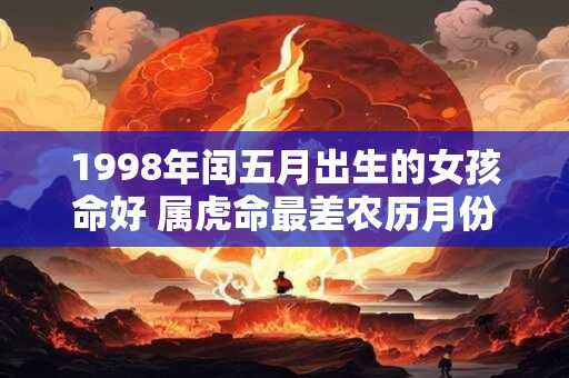 1998年闰五月出生的女孩命好 属虎命最差农历月份
