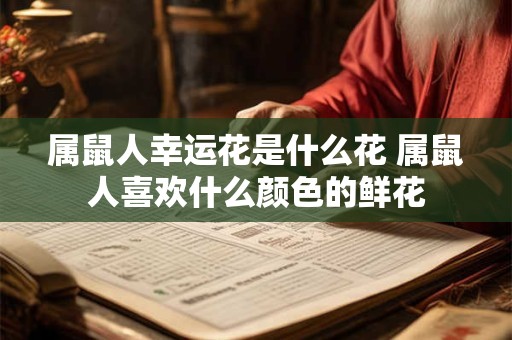 属鼠人幸运花是什么花 属鼠人喜欢什么颜色的鲜花