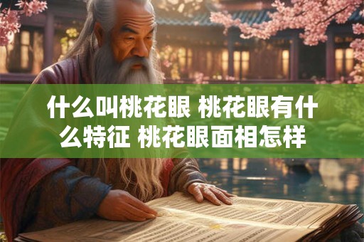 什么叫桃花眼 桃花眼有什么特征 桃花眼面相怎样