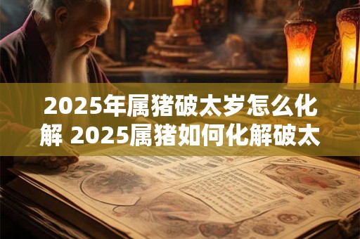 2025年属猪破太岁怎么化解 2025属猪如何化解破太岁
