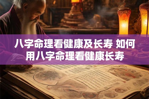 八字命理看健康及长寿 如何用八字命理看健康长寿