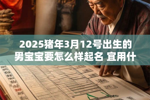 2025猪年3月12号出生的男宝宝要怎么样起名 宜用什么字 2025猪年3月12号出生的男宝宝要怎么样起名 宜用什么字