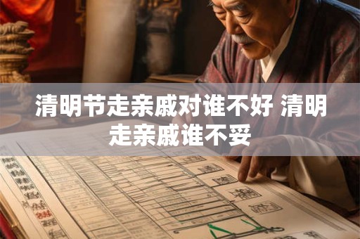 清明节走亲戚对谁不好 清明走亲戚谁不妥