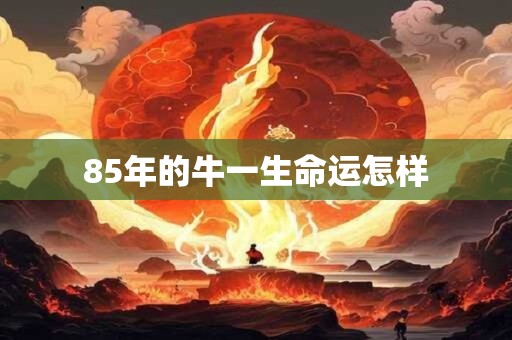 85年的牛一生命运怎样