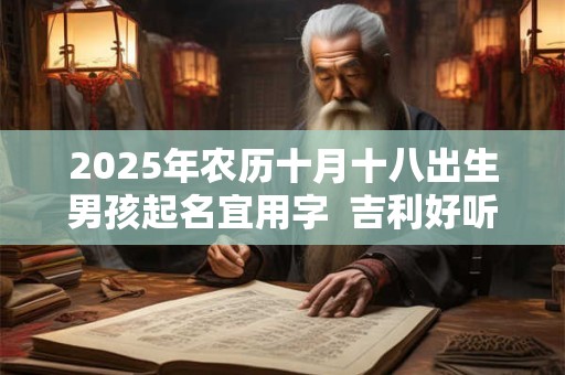 2025年农历十月十八出生男孩起名宜用字  吉利好听的名字