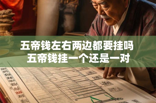 五帝钱左右两边都要挂吗 五帝钱挂一个还是一对