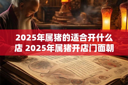 2026年属猪的适合开什么店 2026年属猪开店门面朝向