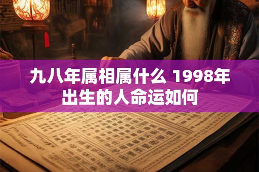 九八年属相属什么 1998年出生的人命运如何