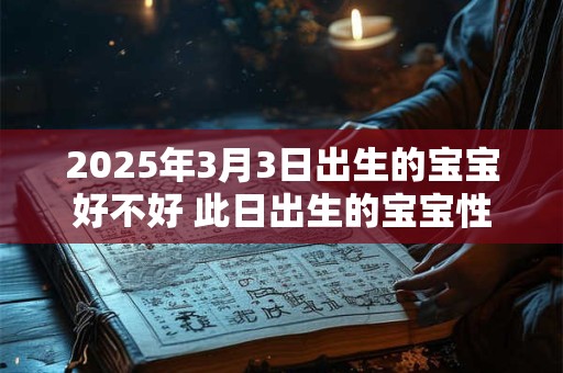 2025年3月3日出生的宝宝好不好 此日出生的宝宝性格