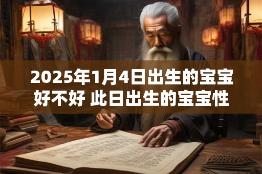 2025年1月4日出生的宝宝好不好 此日出生的宝宝性格