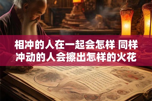 相冲的人在一起会怎样 同样冲动的人会擦出怎样的火花