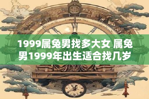 1999属兔男找多大女 属兔男1999年出生适合找几岁女
