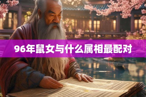 96年鼠女与什么属相最配对