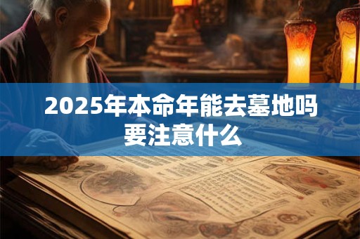 2025年本命年能去墓地吗 要注意什么