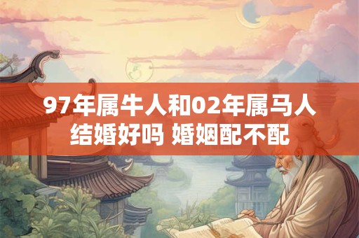 97年属牛人和02年属马人结婚好吗 婚姻配不配