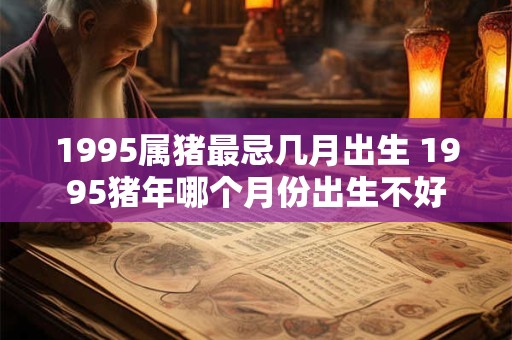 1995属猪最忌几月出生 1995猪年哪个月份出生不好