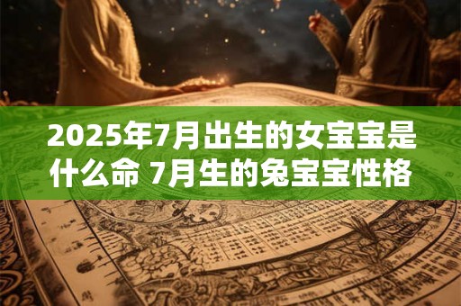 2025年7月出生的女宝宝是什么命 7月生的兔宝宝性格好不好