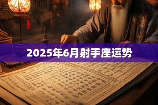 2025年6月射手座运势