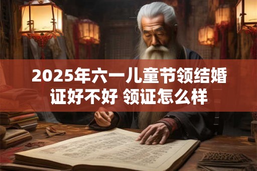 2025年六一儿童节领结婚证好不好 领证怎么样