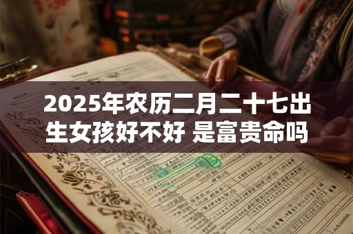 2025年农历二月二十七出生女孩好不好 是富贵命吗 2025年农历二月二十七出生女孩好不好 是富贵命吗