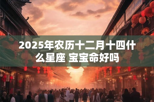 2025年农历十二月十四什么星座 宝宝命好吗