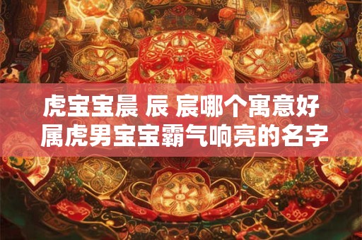 虎宝宝晨 辰 宸哪个寓意好 属虎男宝宝霸气响亮的名字