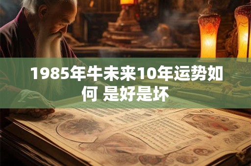1985年牛未来10年运势如何 是好是坏