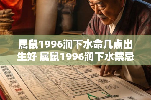 属鼠1996涧下水命几点出生好 属鼠1996涧下水禁忌