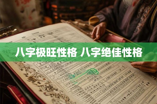 八字极旺性格 八字绝佳性格