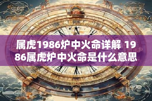 属虎1986炉中火命详解 1986属虎炉中火命是什么意思