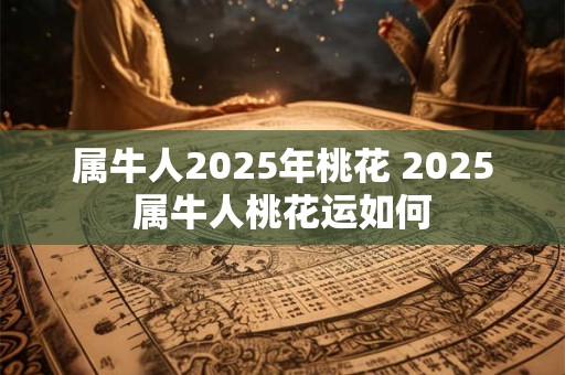 属牛人2025年桃花 2025属牛人桃花运如何