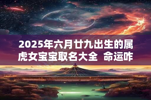 2025年六月廿九出生的属虎女宝宝取名大全  命运咋样