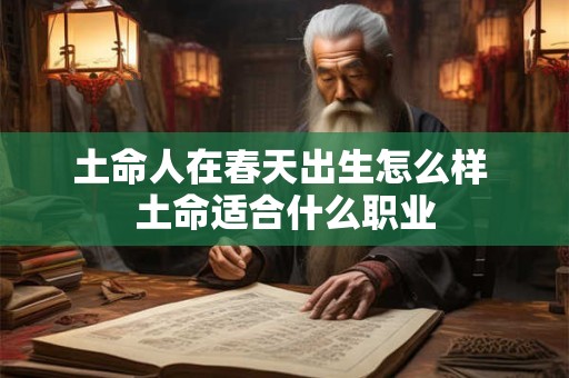 土命人在春天出生怎么样 土命适合什么职业