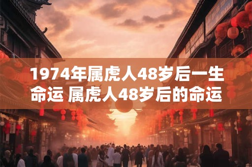 1974年属虎人48岁后一生命运 属虎人48岁后的命运如何