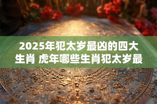 2025年犯太岁最凶的四大生肖 虎年哪些生肖犯太岁最严重