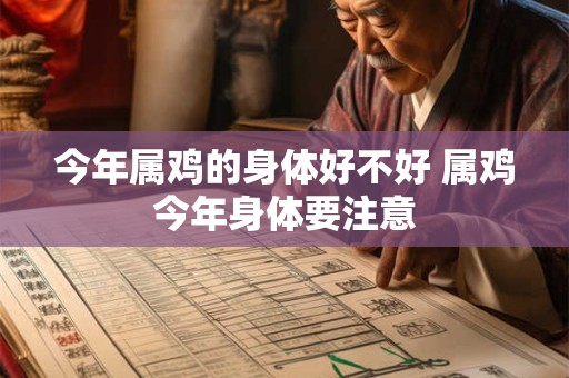 今年属鸡的身体好不好 属鸡今年身体要注意