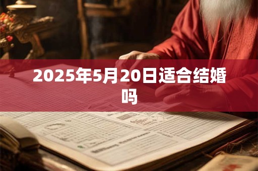 2025年5月20日适合结婚吗